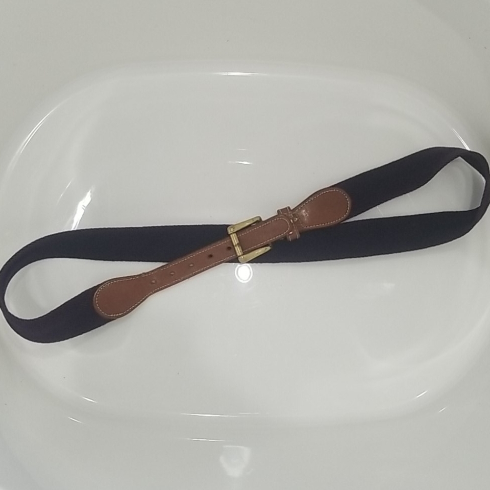 Dooney & Bourke 6921 Purple Tan Leather Sz 34 Belt
